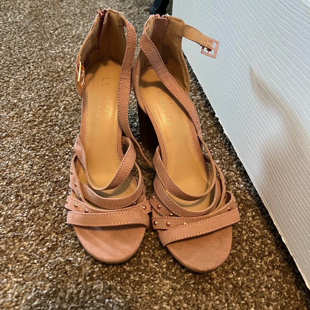 Dusty pink heels